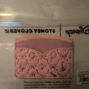 Stoney Clover Lane Disney Princess Frosted Pink Card Holder